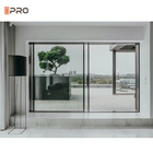 6063 Aluminiumschiebetüren für Patio Moderne Tür Garderobe Schiebetüren Glas Schiebetüren Französisch System