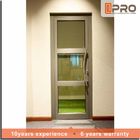 Modernes Badezimmer-Glas-Aluminium lagerte Schiebetüren für rostfreies Aluminiumhin Tür der doppelten Drehtür des Wohnhauses schwenkbar