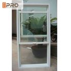 Wärmedämmungs-Aluminiumschiebefenster-weiße Farbe mit doppeltem ausgeglichenem Glas
