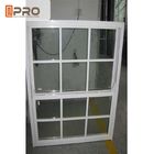 Horizontale Aluminiumoberflächen-Behandlungs-Farbe der Schiebefenster-PVDF optional