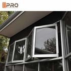 Staub-Widerstand doppelverglaste Windows/Aluminiumfalten-Windows Bi-faltende Fenster für faltende Terrassentüren des Aluminiumbi