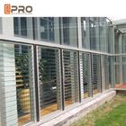 Vertikales offenes Glasplatten-Aluminiumjalousien-Fenster-Architekturaußensonnenblende