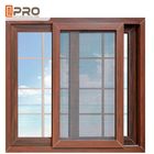 Einfaches modernes Haus-vertikales gleitendes Windows-Balkon-Vorhangvertikalengleitendes Aluminiumfensterglasaluminiumc$schieben