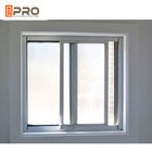 Wohngleitendes Aluminiumglas Windows/Schieben des Haus-Windows-Aluminiumfensterrahmendias milderte den Objektträger
