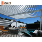Sonnenblende-Öffnungs-Dach-moderne Aluminiumpergola-wasserdichte Dach-Jalousie im Freien