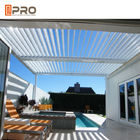 Luxus-Morden-Garten-Pergola-Aluminiumtrauben-Gitter-Außenseite mit einziehbarer Sonnenschutz Gazebos-Überdachung 3*3m