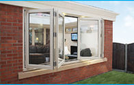 Ausgeglichenes Glasbifold Aluminiumwindows/modernes faltendes Patio-Windows-Faltenbalkonfensteraustralien-Faltenfenster