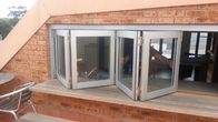 Faltbares Bifold Glasaluminiumwindows für Faltenfenstergitter-Fensterglas-Faltenfalte der Küche Energiesparende