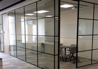 ISO-moderne halbhohe Glaszellen-Teiler, Chef Office Partition Wall