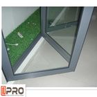 Multi- Platten-Aluminiumfalttüren für Energiesparende gefaltete Maschenfalten-Eingangstür mit Fliegengitter-Außenwohnfalte