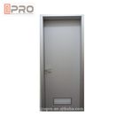 Schwarzes Farbpulver beschichtete Aluminiumglasdrehtür für Wohnungsprojekt-Türscharnierschwarzscharnier für bifold Türen