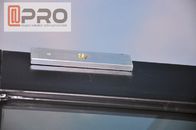 Multi Farbaluminiumgelenk-Türen ISO-Bescheinigung mit ausgeglichener Glastürglasfront des doppelten Gelenktürgelenkscharniers