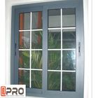 Gleitendes Aluminiumfenster einfache Wartungs-gleitendes Windows-Pulver-Beschichtungs-Oberflächenbehandlung GLEITENDES FENSTER Türgriffs