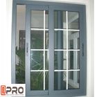 Gleitendes Aluminiumfenster einfache Wartungs-gleitendes Windows-Pulver-Beschichtungs-Oberflächenbehandlung GLEITENDES FENSTER Türgriffs
