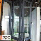 Doppelverglasungs-Vertikalen-Bifold Fenster, anodisierte Aluminium-Windows-Aluminiumküchenfaltenfensteraluminiumbi-Faltenwind