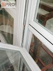 Pulver beschichtete einzelne Hung Window Custom Lift Up-Hurrikan-Auswirkung französisches Windows