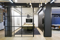 Moderne Aluminiumglasrahmen-entfernbare Wand-kühle Büro-Fächer