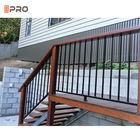 Moderne Aluminiumbalustraden-persönliches Terrassen-Geländer des balkon-T6 im Freien
