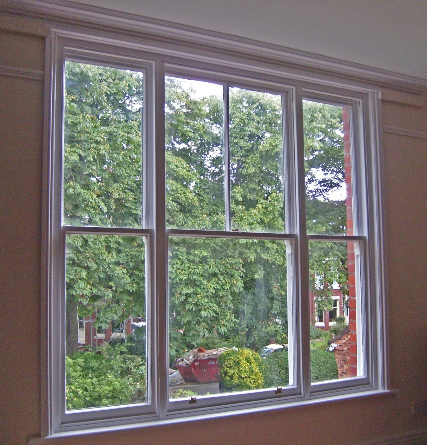 Einzelne doppelte Hung Window High Security Aluminium doppelverglaste Schiebefenster ISO in der Belüftungs-Steuerung
