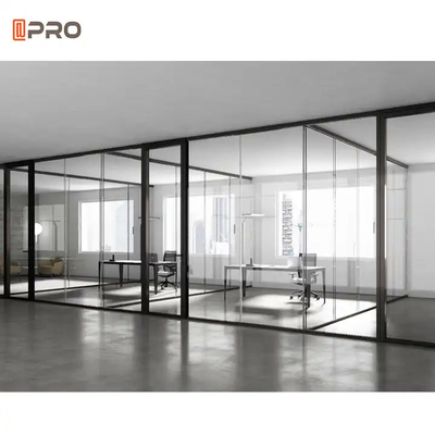 Maßgeschneiderte Glaskuben Wände Moderne Bürodelungen 2,0 mm Glaswandsystem