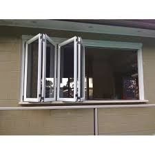 faltende vertikale Fenstertürfenster, Innenbifaltenfensterfensterläden, Bifalten-Duschtür