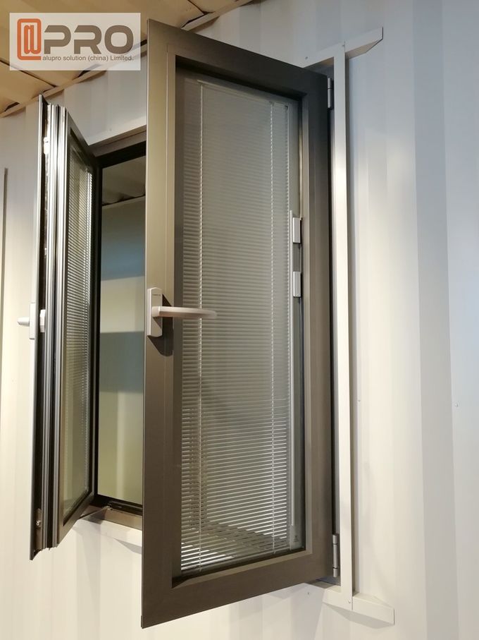 ALUMINIUMflügelfenster-FENSTER MIT MOSKITO-SCHIRM, Aluminiumklappfensteraluminiumflügelfensterfenster