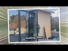 2 mm Aluminium-Doppelverglasung Premium-wetterdichte Glasschiebetüren 2,1 m Höhe