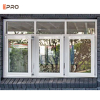 Schalldämmungs-Aluminiumflügelfenster-Windows-Pulver-Beschichtung doppelverglast