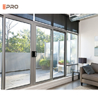 Haus-thermischer außenbruch-Aluminiumglasfenster-und der Tür-harten Beanspruchung Patio-Schiebetüren