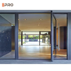 2.0mm Eingangs-Front Aluminum Pivot Doors Glass-Frühlings-genauere Boden-Gelenk-Eingangstüren