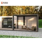 Kleines Fertighaus aus Stahl, modulare Villa, einfach zusammenzubauen, modernes Zuhause, Luxus-Container