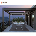 Pavillons, einziehbare Pergola-Markise aus Aluminium, automatischer Faltdach-Sonnenschutz für Außenterrasse