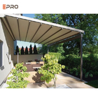 Einziehbare moderne Pergola-Gartenpavillons aus Aluminium für luxuriöse Wintergärten