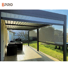 Garten Pergola elektrische Rollos PVC wasserdicht Sonnenschutz Outdoor Zip Screen