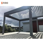 Wasserdicht Außenmoderne Aluminium Pergola Rückziehbare Sonnenlaube Dach Isolierter Garten Pergola
