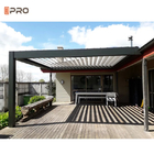 Wasserdicht Außenmoderne Aluminium Pergola Rückziehbare Sonnenlaube Dach Isolierter Garten Pergola