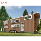 Luxuriöse kleine Containerhäuser für den Außenbereich, Fertighaus-Bausatz aus hellem Stahl mit einem Schlafzimmer