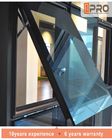Aluminiumlegierungs-modernes Markisen-Fenster, Fenster-Aluminiumfenstermarkisen der Raumersparnis-Markisen-Glas-Fenstermarkisen vertikale