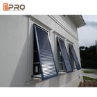 Wohnhaus-Aluminiumjalousien-Markisen-Fenster dunkles Grey Color