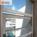 Öffnungs-Muster-Hurrikan-Beweisfranzosemarkisenfenstermarkisen-Fensterpreis Grey Color Aluminium Awning Windowss vertikaler