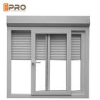 Wohngleitendes Aluminiumglas Windows/Schieben des Haus-Windows-Aluminiumfensterrahmendias milderte den Objektträger