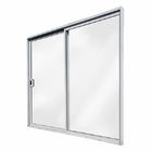 Kundenspezifische Aluminiumfeld-Objektträger-stapelnde Türen pulverisieren beschichtendes DIA Schiebetür der Schiebetürinnenbahn DUSCH