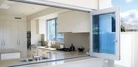 Faltbares Bifold Glasaluminiumwindows für Faltenfenstergitter-Fensterglas-Faltenfalte der Küche Energiesparende