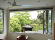 Faltender faltender Wind des RAL-Farbaluminium-Bifold Windows-schalldichter Aluminiumsicherheitsfaltenfenstergitter-Fensterglases