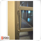 Multi Farbe lagerte Sicherheits-Türen, Schalldämmungs-Aluminiumglas Front Door schwenkbar