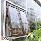Weiße Farbe wasserdichte Aluminiummarkisen-Windows mit Kettenwinden- und Schlüsselfenstermarkise Fenstermaterialien VERTICA