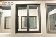 Schwarze Farbe gleitendes Aluminiumwindows mit kundengebundenem Aluminiumpreis des gleitenden Fensters des Insekten-Schutzes Fenstergitter
