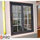 Alternde gleitende AntialuminiumTerrassentüren für Innenhaus kundengebundenes gleitendes Aluminiumfenster des Farbpreises