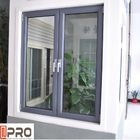 Fertigen Sie horizontales doppeltes Flügelfenster Windows/Aluminiumfeld-Glas-Fensternigeria-Flügelfensterfensterbogenflügelfensterfenster besonders an