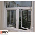 Vertikales Öffnungs-Muster Wind-Beweis-Aluminiumflügelfenster-Windows für doppelverglaste Aluminiumfenster der Haus-Projekte